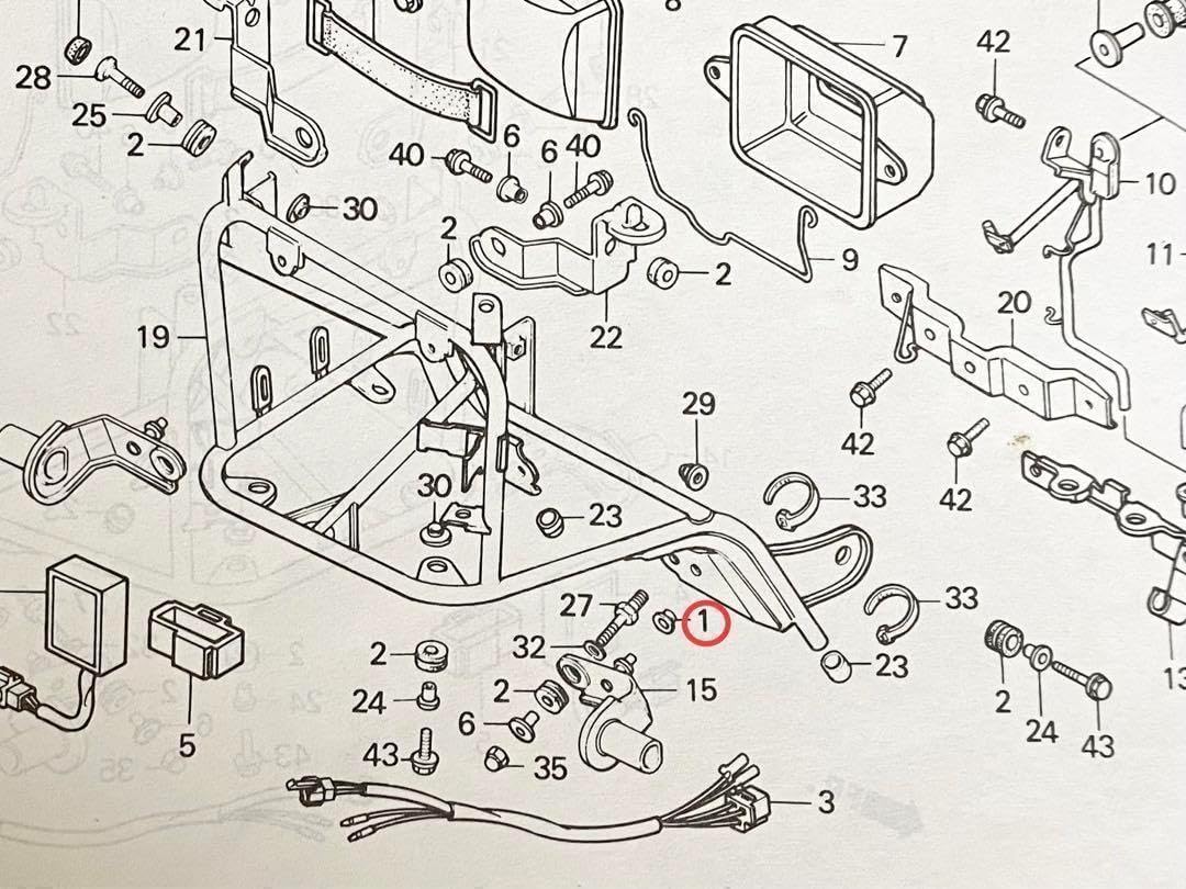 CBX 400f部品セット CBX400F CBX550 CB400F ステム テーパーローラー ベアリング